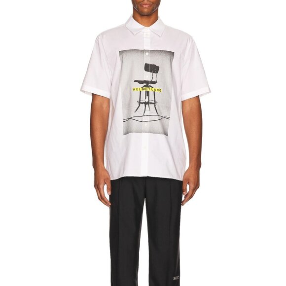 Helmut Lang Graphic Shirt in White - Picture 1 of 4
